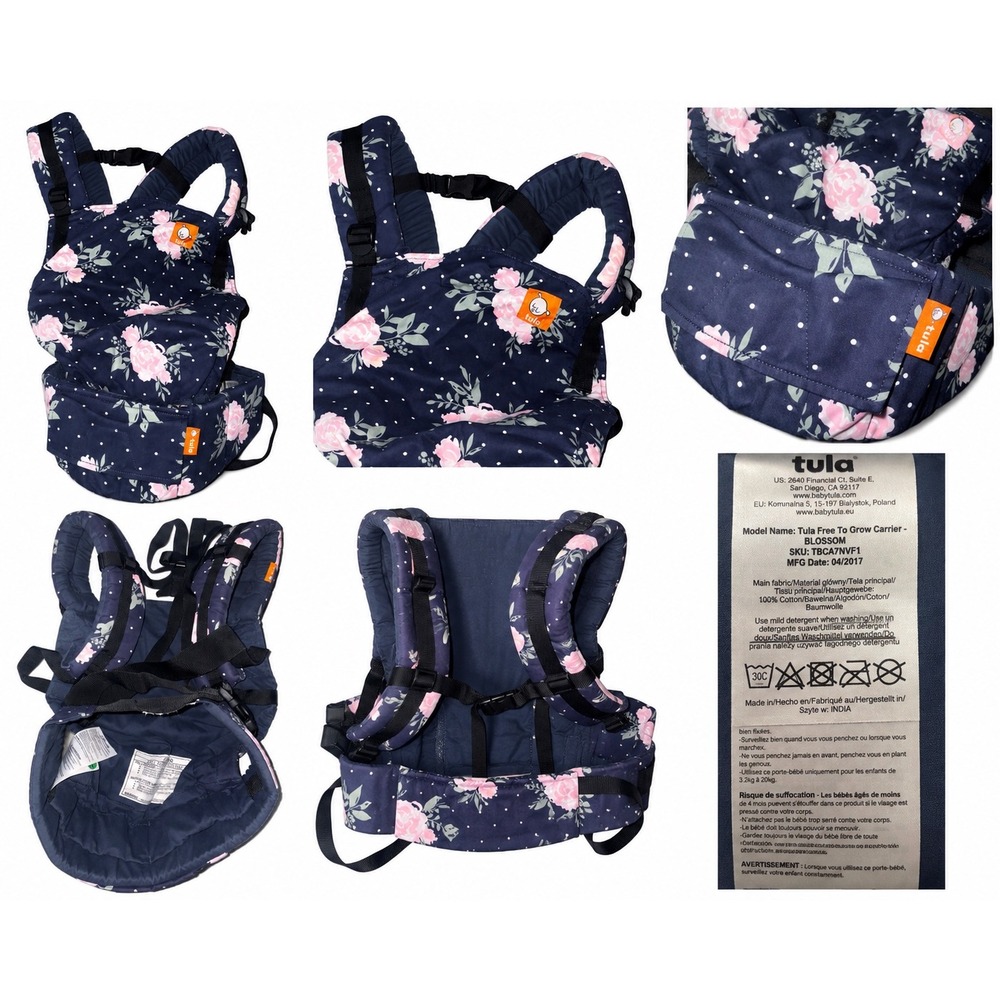 Tula Free-to-Grow Blossom Floral Infant Toddler Adjustable